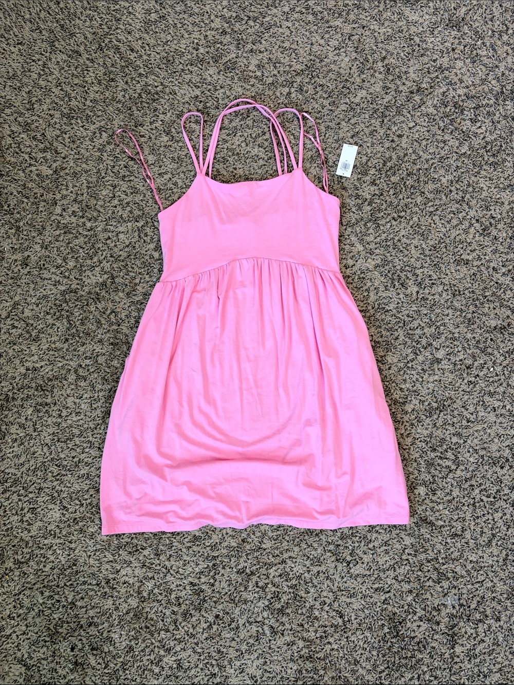 Old Navy Pink Double-Strap Casual Sundress